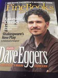 Fine Books & Collections MAGAZINE 2011, Dave Eggers, Sarah Wyman Whitman - Picture 1 of 1