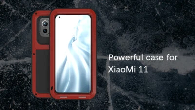 LOVE MEI Heavy Duty Metal Silicone Hybrid Case Cover f Xiaomi Mi 10 11 13 14 Pro — 第 1/4 张图片