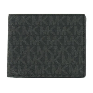 Michael Kors 'Jet Set' Men's Graphic Bi-Fold Wallet 2-Fold (Black) $88 - Picture 1 of 3