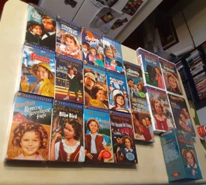 Shirley Temple VHS Lot MOST NEW SEALED Seabiscuit Heidi The Blue Bird Stowaway - Picture 1 of 12