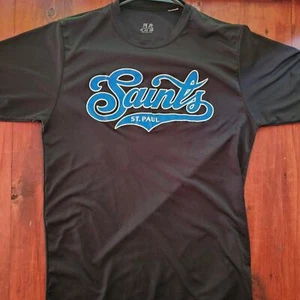 Majestic MLB MILB AAA St. Paul Saints Who 75 camiseta local serigrafía pequeña - Imagen 1 de 6