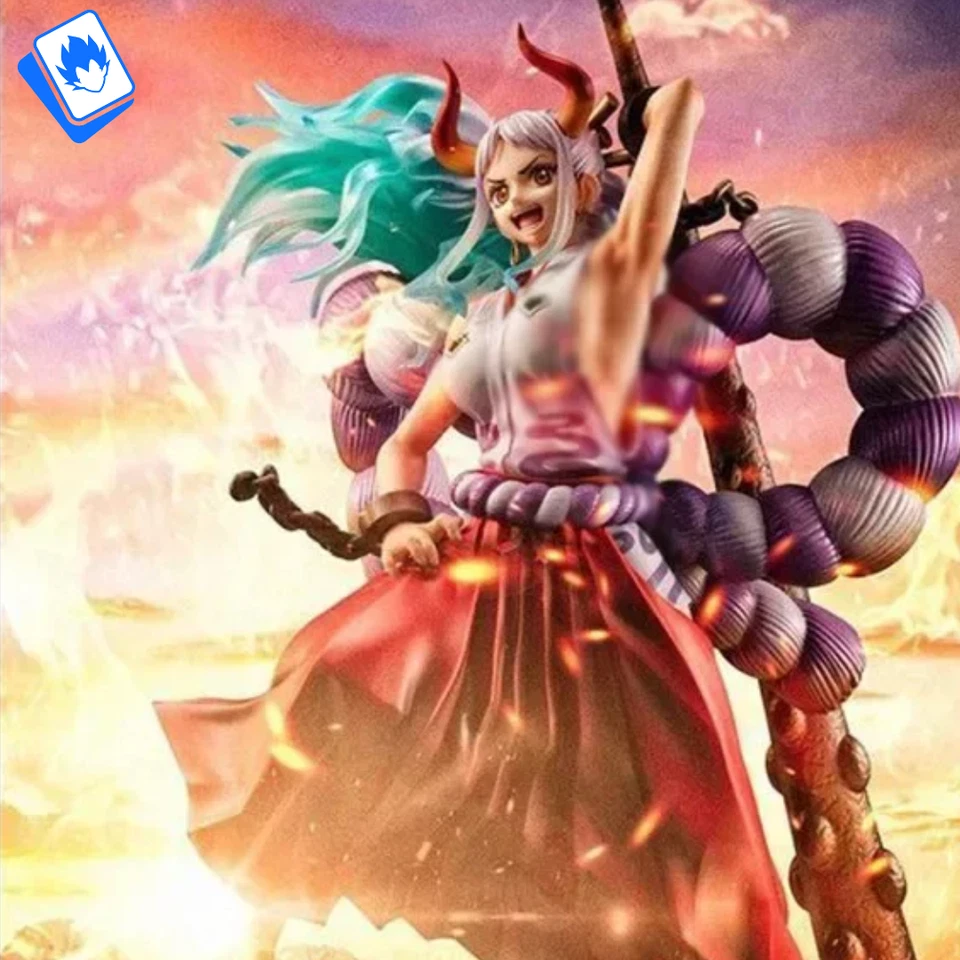 Action Figure One Piece Yamato Diorama 30cm STATUA DA COLLEZIONE Anime - Immagine 1 di 4