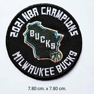 2021 NBA​​ CHAMPIONS​ Milwaukee​ Bucks​ logo for​ patch​ iron,sewing on