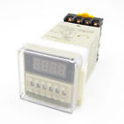 AC 220V DH48S-S Digital Programmable Time Delay Relay Socket ATF