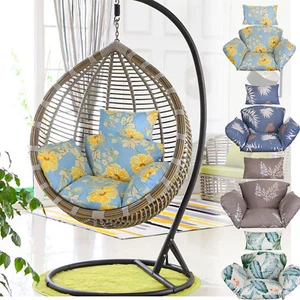 Soft Hanging Egg Swing Seat Chair Cushion Pad Garden Patio Thick Hammock Pillow - Picture 1 of 56