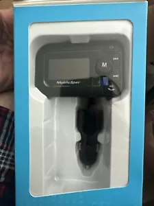 NEW! MobileSpec 12V FM Transmitter w/ 2.1A USB Port and Hands-Free Mic MBS13203 - Picture 1 of 3