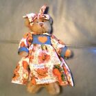 Ganz Bears Of Sommerset Lane, Dorothy Harvest Pumpkin Patch Sukienka Pluszowa