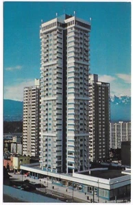 Cartolina BC Vancouver British Columbia Canada Blue Horizon Hotel in città C19 - Foto 1 di 2