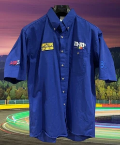 Ken Schrader #36 M&Ms Candy Racing Team MB2 Motorsports Shirt NASCAR Large - Picture 1 of 8