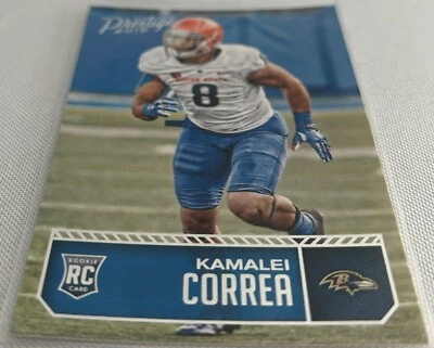 2016 Panini Prestige Football Kamalei Correa Baltimore Ravens rookie #293 - Image 1 of 3