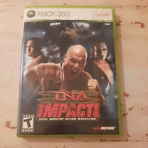 TNA Impact (Microsoft Xbox 360, 2008) - Game and Case - Picture 1 of 3