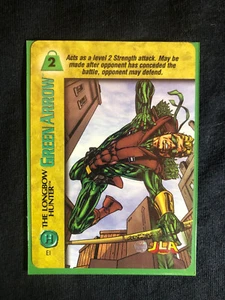 DC Overpower Justice League Green Arrow The Longbow Hunter Mint-NM Card - Picture 1 of 1