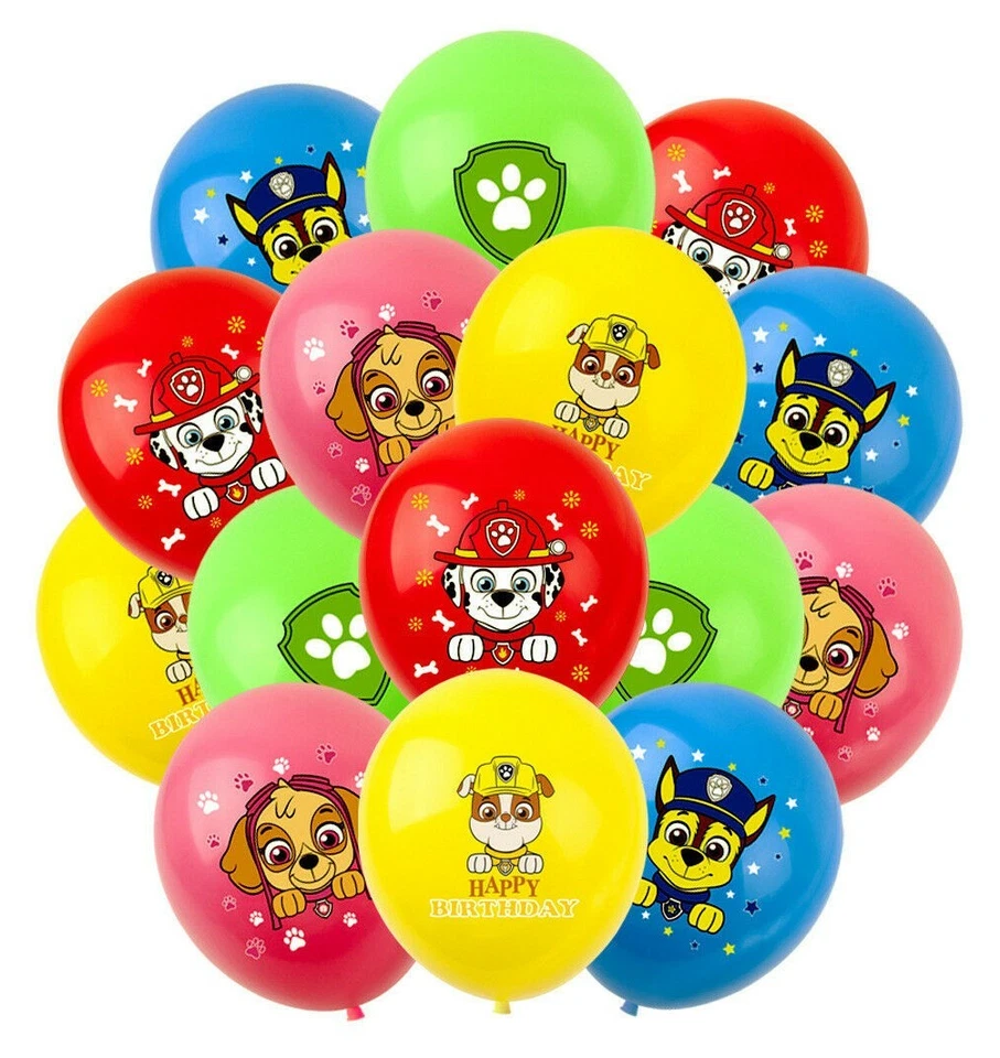 15PCS Paw Patrol Latex Balloon Party Supplies Kids Children Birthday Decoration - image 1 of 4
