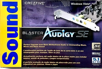 Creative Sound Blaster Audigy SE PCI Desktop Computer Sound Card - New W/CD - Image 1 of 3