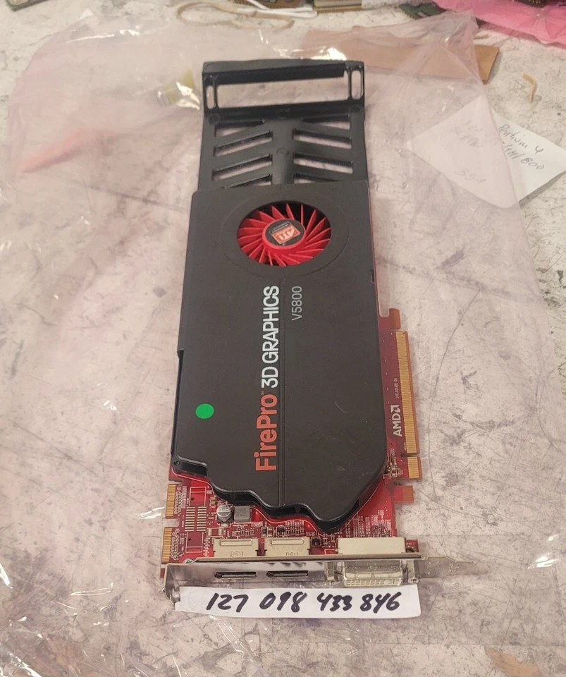 ATI Technologies ATI-102-C01403 Firepro V5800 1GB DVI/ 2xDisplayPort PCI Express - Image 1 of 1