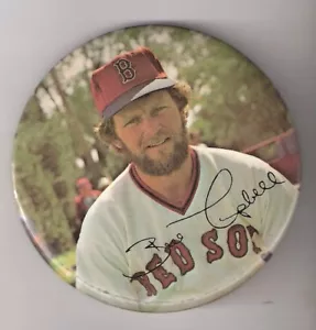 Bill Campbell Boston Medias Rojas Lanzador 3 Pulgadas Jugador Pinback Botón Minnesota Twin - Imagen 1 de 1