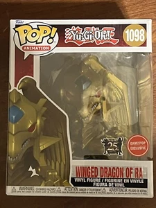 Winged Dragon Of Ra Funko Pop! Gamestop Exclusive Yu-gi-oh Metallic In Hand New - Picture 1 of 6