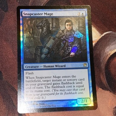 Snapcaster Mage X1 Mtg Innistrad Nm Foil - Image 1 of 2