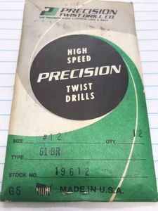 12 pcs. #12 HS REAMER BLANK. PTD USA (loc Q19) - Picture 1 of 2