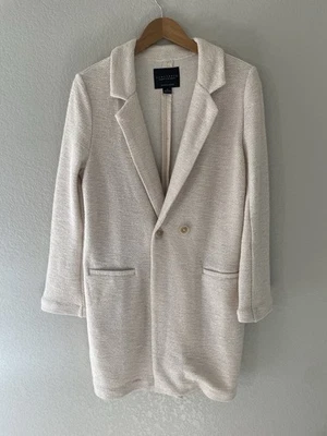 Sanctuary Dallas Double Breasted Cream Beige  Coat Jacket Size Medium - Image 1 of 4