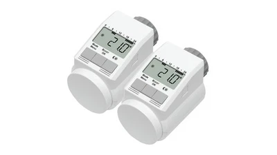 Eqiva 2er Set Elektronik-Heizkörperthermostat Model L mit Boost-Funktion - Bild 1 von 4