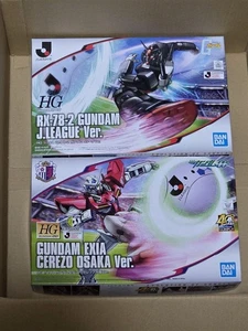 HG 1/144 Gundam model kit RX-78-2, EXIA Cerezo Osaka Ver. Haro J-League Ver. SET - Picture 1 of 24