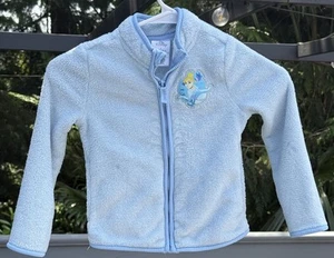 Disney Store Cinderella Girls Fleece Jacket Size 4 Blue - Picture 1 of 4