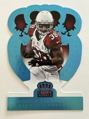 Andre Ellington 2014 Panini (SP, SN) Blue Crown Royale Die-cut #’d 140/199 Cards - Image 1 of 3