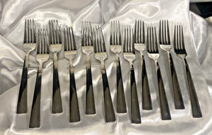 Reed & Barton PERSPECTIVE 12 Dinner Forks Glossy 18/10 Stainless Steel 8-1/8" - Bild 1 von 15