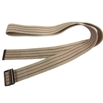 BELT Transfer gait Sammons Preston New 72" red blue cream cna nurse  - Imagem 1 de 4