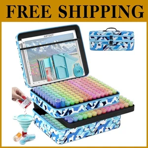 Scatola Portaoggetti Portatile Perline Organizer - Foto 1 di 9