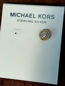 Michael Kors Einzelner Ohrstecker Sterlingsilber Pave Halo - Bild 1 von 4