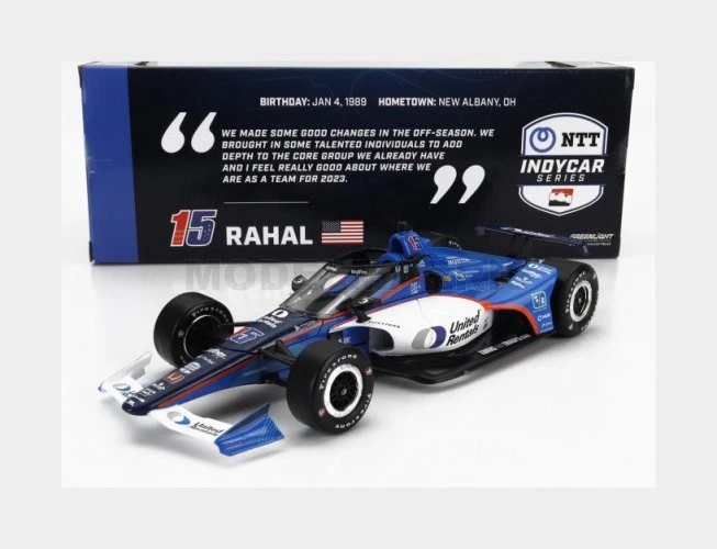 Greenlight 11193 Dallara IndyCar #15 Graham Rahal United Rentals 1/18 Diecast