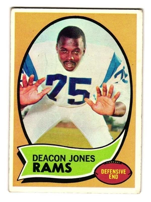1970 Topps Set-Break #125  Deacon Jones Los Angeles Rams HOF - Image 1 of 2