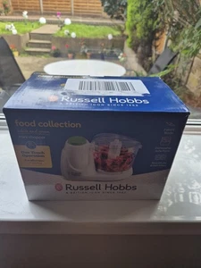 Russell Hobbs Electric Mini Chopper White Green Food Processor 500ml Capa 22220 - Picture 1 of 4