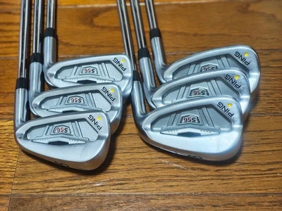 Used PING S56  iron set #5-W Yellow dot KBS TOUR S - Image 1 of 4