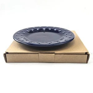 RETIRED LONGABERGER POTTERY:  PROUDLY AMERICAN STAR PLATE     JR - Picture 1 of 3