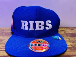 Sombrero a la parrilla Kingsford Charcoal Ribs SnapBack ~ Raro ~ Nuevo  - Imagen 1 de 7