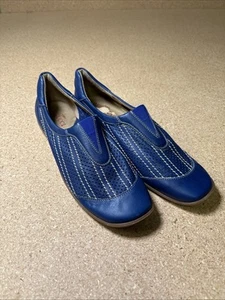 Scarpe Sesto Meucci donna slip on pelle italiana blu 8,5W - Foto 1 di 7