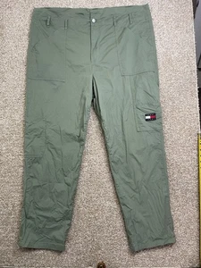Tommy Hilfiger Cargohose Damen 18 grün Utility Taschen gerades Bein Outdoor - Bild 1 von 12