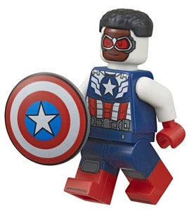 LEGO Marvel | Captain America (Sam Wilson) Minifigur | SH0999 | Enzyklopädie - Bild 1 von 1