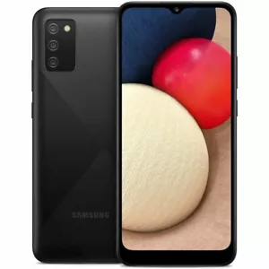 Samsung Galaxy A02s | 32GB | SM-A025A AT&T / GSM Unlocked - Black (Refurbished) - Picture 1 of 6