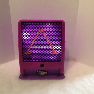 Lite-Brite Purple LED Flat Screen Hasbro 2010 w/ Pegs. Light Off/on Or Strobe! - Image 1 of 4