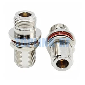 1x N Female to N Female Jack Bulkhead Nut O-Ring Type RF Coax Adapter Connector - Bild 1 von 7