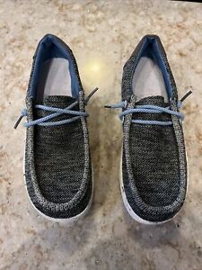 Hey Dud Wally Youth Linen Stone US size  3. Not Hey Dudes