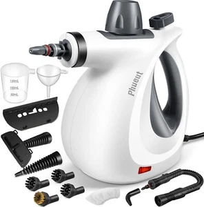 Limpiador de vapor natural multisuperficie de mano presurizado con accesorios - Imagen 1 de 9