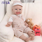 IVITA 19inch Silicone Reborn Baby Boy Handmade Silicone Doll Xmas Gift