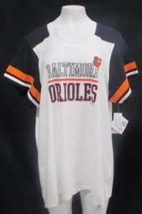 Baltimore Orioles MLB Majestic Fan Fashion Women's Plus-Size T-Shirt - Picture 1 of 7