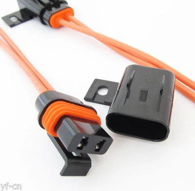 1 set HQ In Line 12AWG Waterproof Snap Lock Blade Fuse Holder for Car/Boat/Truck - Image 1 of 4