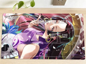 Alfombra de juego O-P Boa·Hancock OPCG TCG alfombrilla de juego de cartas coleccionables almohadilla de juego de mesa bolsa gratuita - Imagen 1 de 3